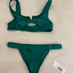 Frankies Bikinis Coke Bikini NWT